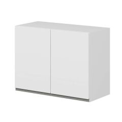 Alvinka Mutfak Modül Hg_J Üst 2Dk1R 80-H60Cm Dolap Beyaz Beyaz Suntalam