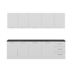 Minar 270 Cm Mutfak Dolabı Beyaz 270-B2