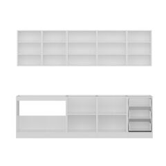 Minar 270 Cm Mutfak Dolabı Beyaz 270-B2