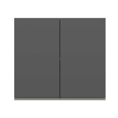 Alvinka Mutfak Modül Hg_J Üst 2Dk1R 80-H72Cm Dolap Beyaz Antrasit Mdf