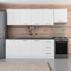 Minar 270 Cm Mutfak Dolabı Beyaz 270-B4