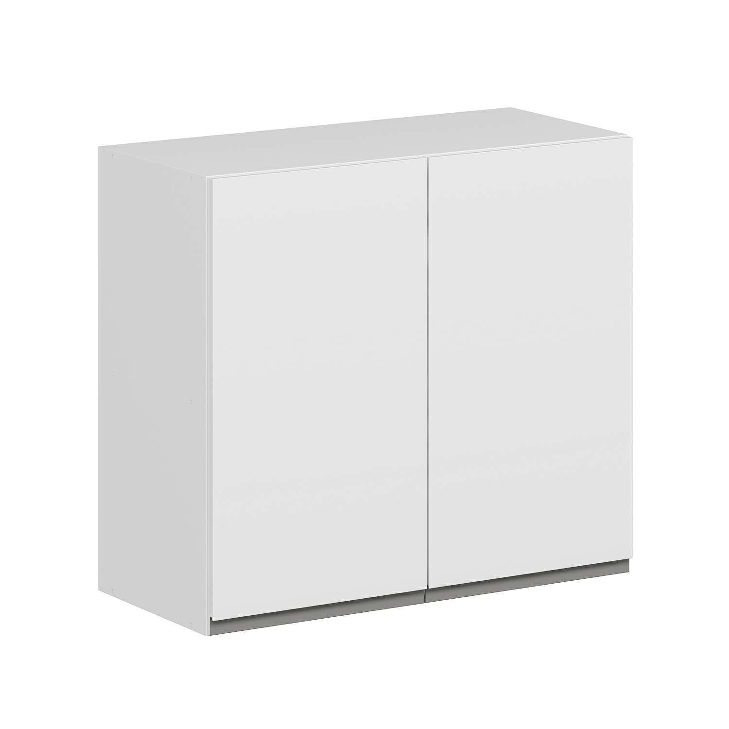 Alvinka Mutfak Modül Hg_J Üst 2Dk1R 80-H72Cm Dolap Beyaz Beyaz Suntalam