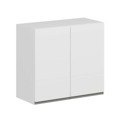 Alvinka Mutfak Modül Hg_J Üst 2Dk1R 80-H72Cm Dolap Beyaz Beyaz Suntalam