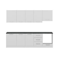 Minar 270 Cm Mutfak Dolabı Beyaz 270-B5