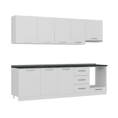 Minar 270 Cm Mutfak Dolabı Beyaz 270-B5