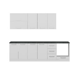 Minar 270 Cm Mutfak Dolabı Beyaz 270-B6