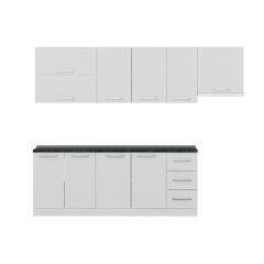 Minar 270 Cm Mutfak Dolabı Beyaz 270-B7