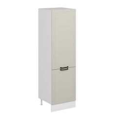 Alvinka Mutfak Modül Mbr_A 60-H210Cm Boy Dolabı Beyaz Kumtaşı Suntalam