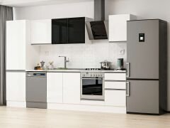 Alvinka 320X210 Cm High Gloss Mutfak Dolabı Mb-E90B60S50-3 High Gloss | Beyaz - Mdf