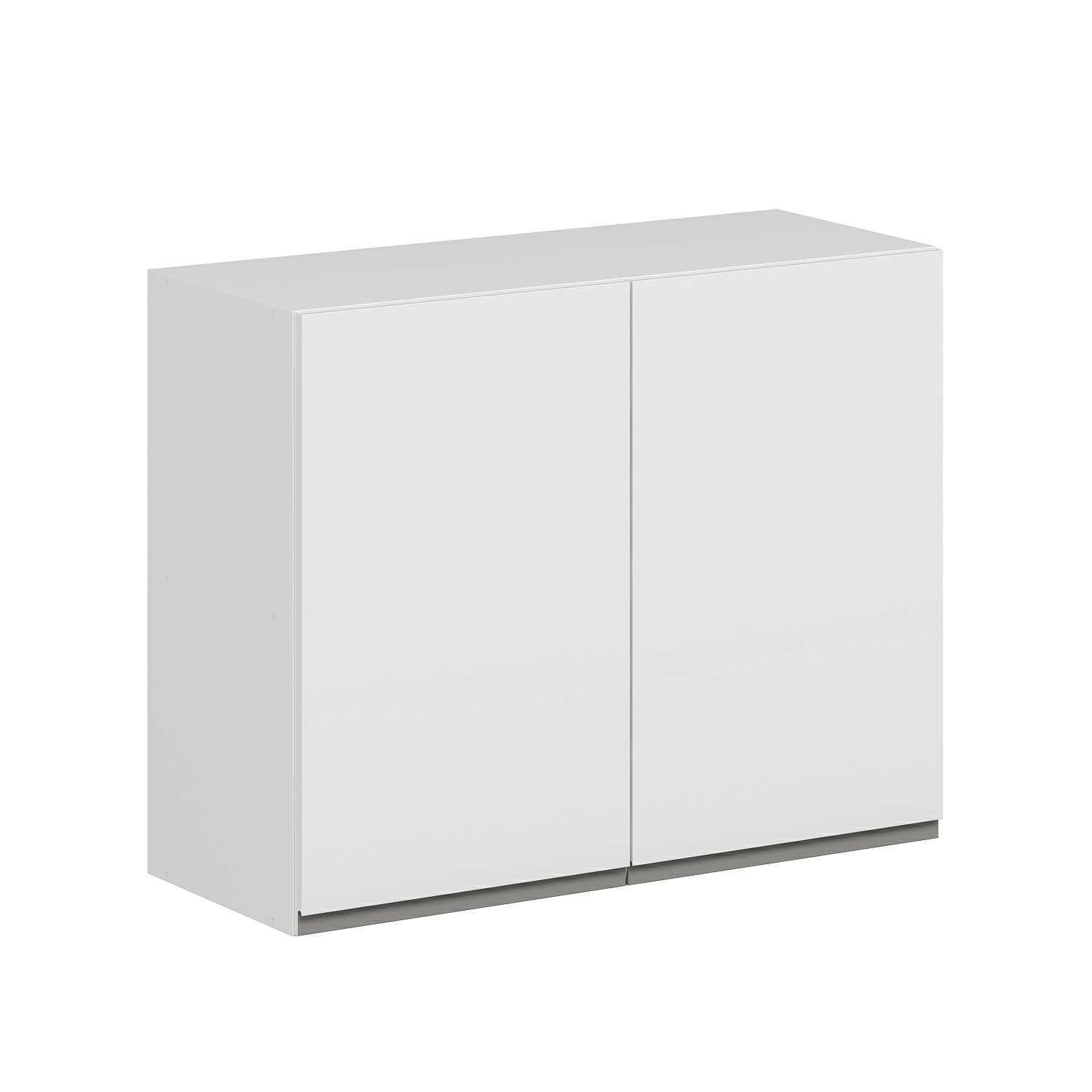 Alvinka Mutfak Modül Hg_J Üst 2Dk1R 90-H72Cm Dolap Beyaz Beyaz Mdf