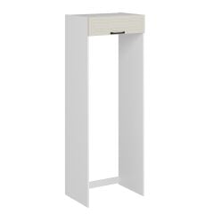 Alvinka Mutfak Modül Mbr_A 80-H222Cm Buz Dolabı Beyaz Kumtaşı Mdf