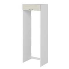 Alvinka Mutfak Modül Mbr_A 80-H222Cm Buzdolabı Beyaz Kumtaşı Mdf