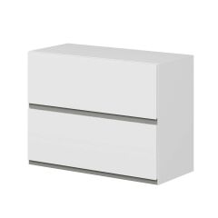 Alvinka Mutfak Modül Hg_J Üst 2Yk1R 80-H60Cm Dolap Beyaz Beyaz Suntalam