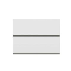 Alvinka Mutfak Modül Hg_J Üst 2Yk1R 80-H60Cm Dolap Beyaz Beyaz Mdf