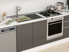 Alvinka 330X210 Cm High Gloss Mutfak Dolabı Mb-E90B60S60-3 High Gloss | Antrasit - Suntalam