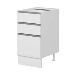 Alvinka Mutfak Modül Hg_J Alt 3Ç1B2K 45Cm Dolap Beyaz Beyaz