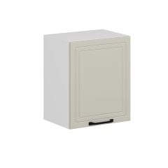 Alvinka Mutfak Modül Mbr_A Üst 1Dk1R 50-H60Cm Dolap Beyaz Kumtaşı Mdf