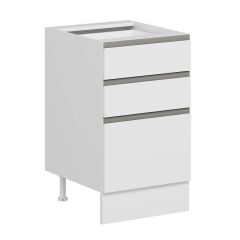 Alvinka Mutfak Modül Hg_J Alt 3Ç1B2K 50Cm Dolap Beyaz Beyaz