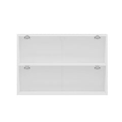 Alvinka Mutfak Modül Hg_J Üst 2Yk1R 90-H60Cm Dolap Beyaz Beyaz Mdf