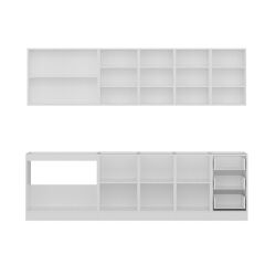 Minar 275 Cm Mutfak Dolabı Beyaz 275-B2