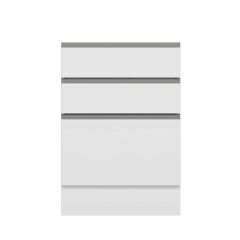 Alvinka Mutfak Modül Hg_J Alt 3Ç1B2K 60Cm Dolap Beyaz Beyaz