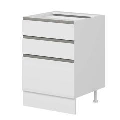 Alvinka Mutfak Modül Hg_J Alt 3Ç1B2K 60Cm Dolap Beyaz Beyaz