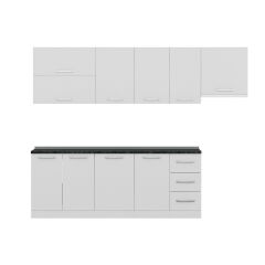 Minar 275 Cm Mutfak Dolabı Beyaz 275-B4