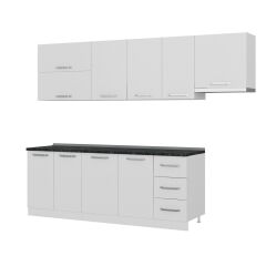 Minar 275 Cm Mutfak Dolabı Beyaz 275-B4