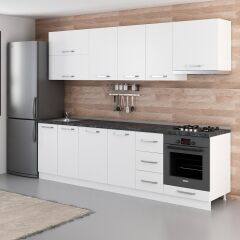 Minar 275 Cm Mutfak Dolabı Beyaz 275-B5