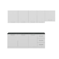 Minar 275 Cm Mutfak Dolabı Beyaz 275-B7