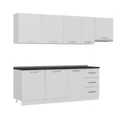 Minar 275 Cm Mutfak Dolabı Beyaz 275-B7