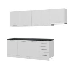 Minar 275 Cm Mutfak Dolabı Beyaz 275-B7