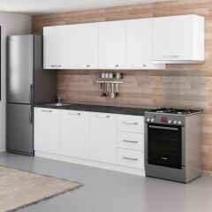 Minar 275 Cm Mutfak Dolabı Beyaz 275-B7