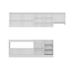 Minar 275 Cm Mutfak Dolabı Beyaz 275-B7