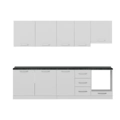 Minar 275 Cm Mutfak Dolabı Beyaz 275-B8