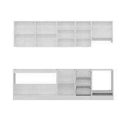 Minar 275 Cm Mutfak Dolabı Beyaz 275-B8