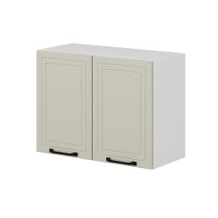 Alvinka Mutfak Modül Mbr_A Üst 2Dk1R 80-H60Cm Dolap Beyaz Kumtaşı Mdf