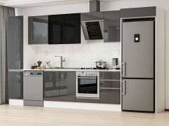 Alvinka 385X222 Cm High Gloss Mutfak Dolabı Mbb-E90B45S50-3