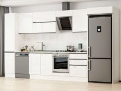 Alvinka 395X222 Cm High Gloss Mutfak Dolabı Mbb-E90B45S60-2