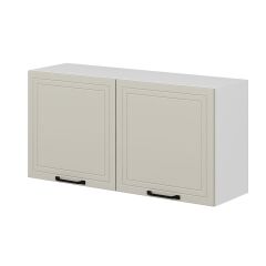 Alvinka Mutfak Modül Mbr_A Üst 2Dk1R 120-H60Cm Dolap Beyaz Kumtaşı Mdf