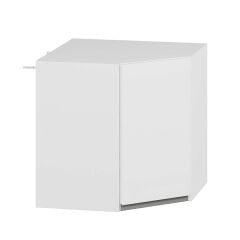 Alvinka Mutfak Modül Hg_J Üst 1Dk1R 60-H60Cm Köşe Dolap Beyaz Beyaz