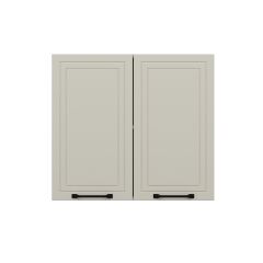 Alvinka Mutfak Modül Mbr_A Üst 2Dk1R 80-H72Cm Dolap Beyaz Kumtaşı Mdf