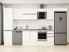 Alvinka 380X222 Cm High Gloss Mutfak Dolabı Mbb-E90B50S40-2