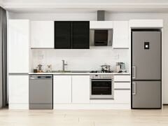 Alvinka 380X222 Cm High Gloss Mutfak Dolabı Mbb-E90B50S40-3