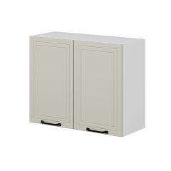 Alvinka Mutfak Modül Mbr_A Üst 2Dk1R 90-H72Cm Dolap Beyaz Kumtaşı Mdf