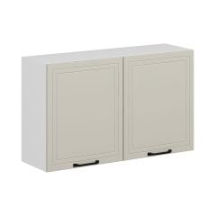 Alvinka Mutfak Modül Mbr_A Üst 2Dk1R 120-H72Cm Dolap Beyaz Kumtaşı Mdf