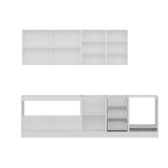 Minar 275 Cm Mutfak Dolabı Beyaz Dore 275-D6