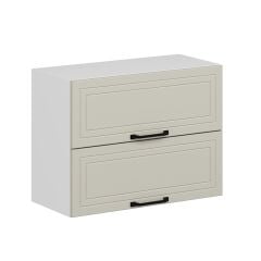 Alvinka Mutfak Modül Mbr_A Üst 2Yk1R 80-H60Cm Dolap Beyaz Kumtaşı Mdf