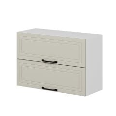 Alvinka Mutfak Modül Mbr_A Üst 2Yk1R 90-H60Cm Dolap Beyaz Kumtaşı Mdf