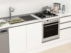 Alvinka 370X222 Cm High Gloss Mutfak Dolabı Mb-E80S40S50-1 High Gloss | Beyaz - Mdf